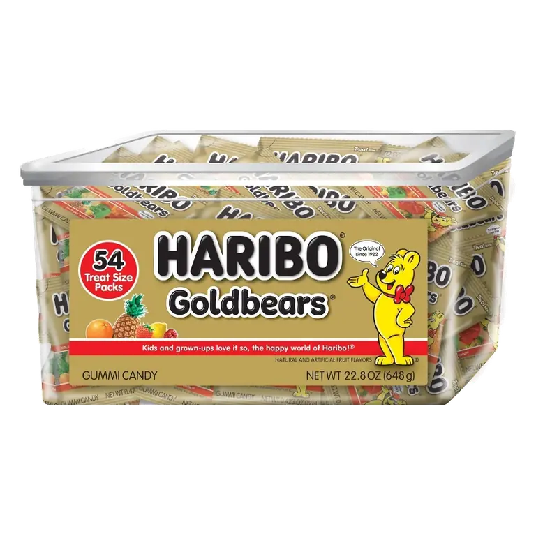 Haribo Goldbears Tub, 54ct/22.8oz