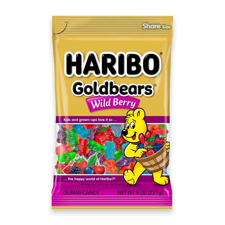 Goldbears Wild Berry Gummi Candy Bag