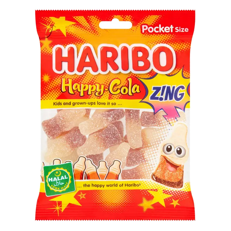Halal Happy-Cola Z!ng Bag 100g