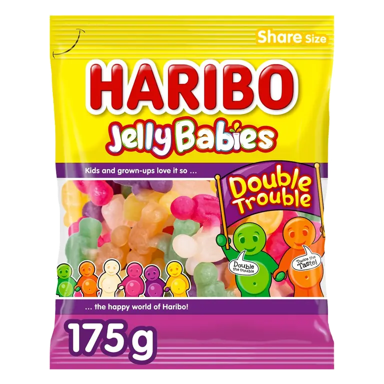 Jelly Babies Double Trouble Share Bag 175g