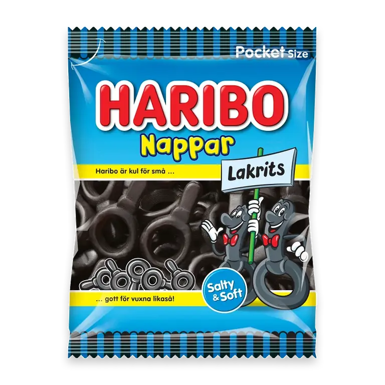 Nappar Lakrits 80g