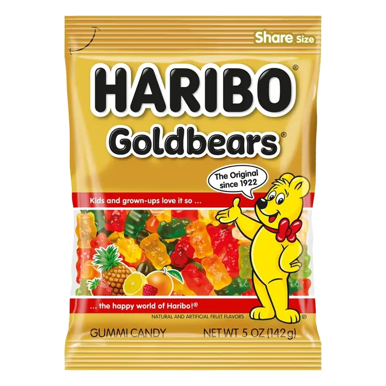 Orange, Strawberry, Lemon, Pineapple, Raspberry Gummi Candy