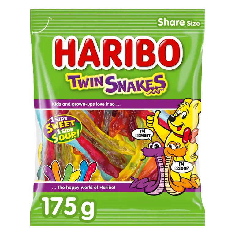 Twin Snakes Sweets Share Bag 175g