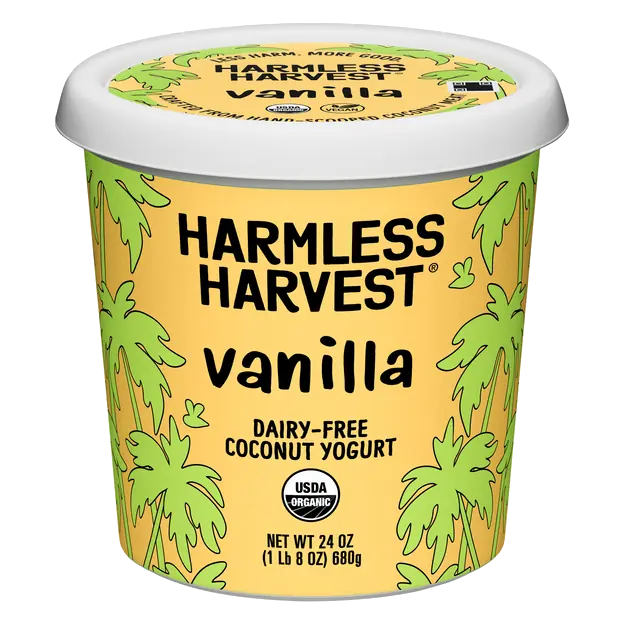 Organic Vegan Vanilla Cultured Coconut Yogurt