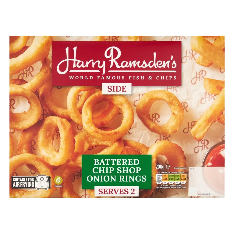 Battered Chip Shop Onion Rings 200g