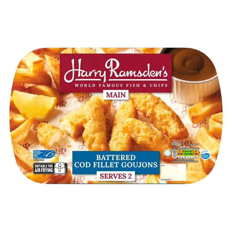 Battered Cod Fillet Goujons 400g