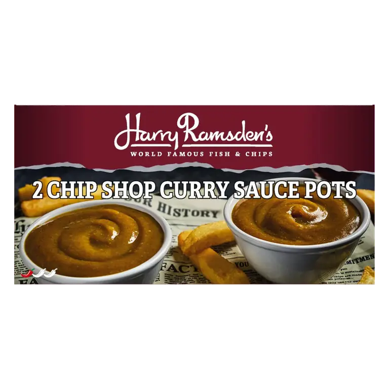Harry Ramsdens 2 Chip Shop Curry Sauce Pots 300g