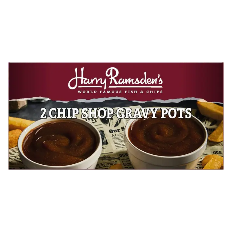 Harry Ramsdens 2 Chip Shop Gravy Pots 300g