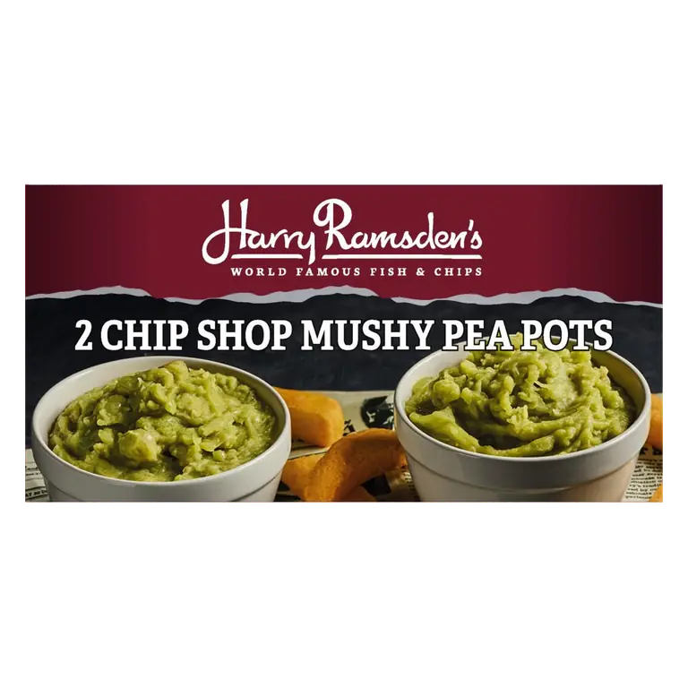 Harry Ramsdens 2 Chip Shop Mushy Pea Pots 300g