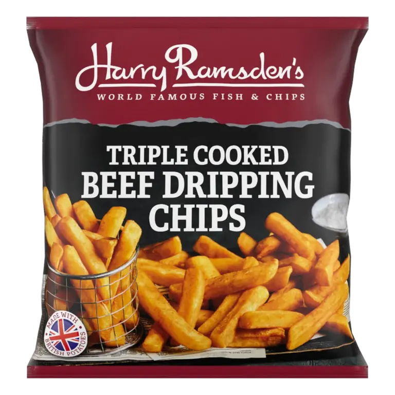 Harry Ramsden’s Triple Cooked Beef Dripping Chips 850g