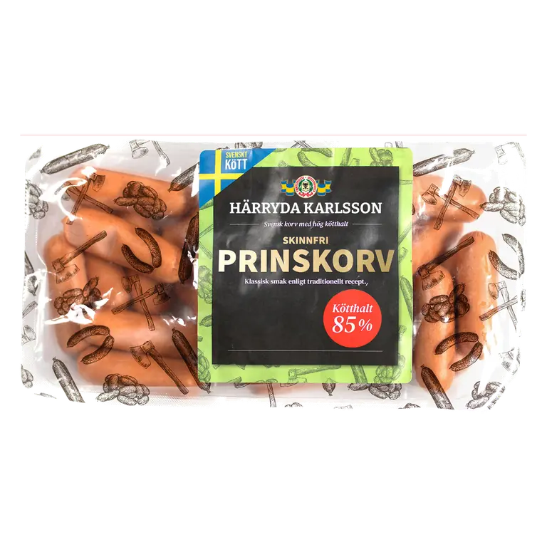 Prinskorv Skinnfri