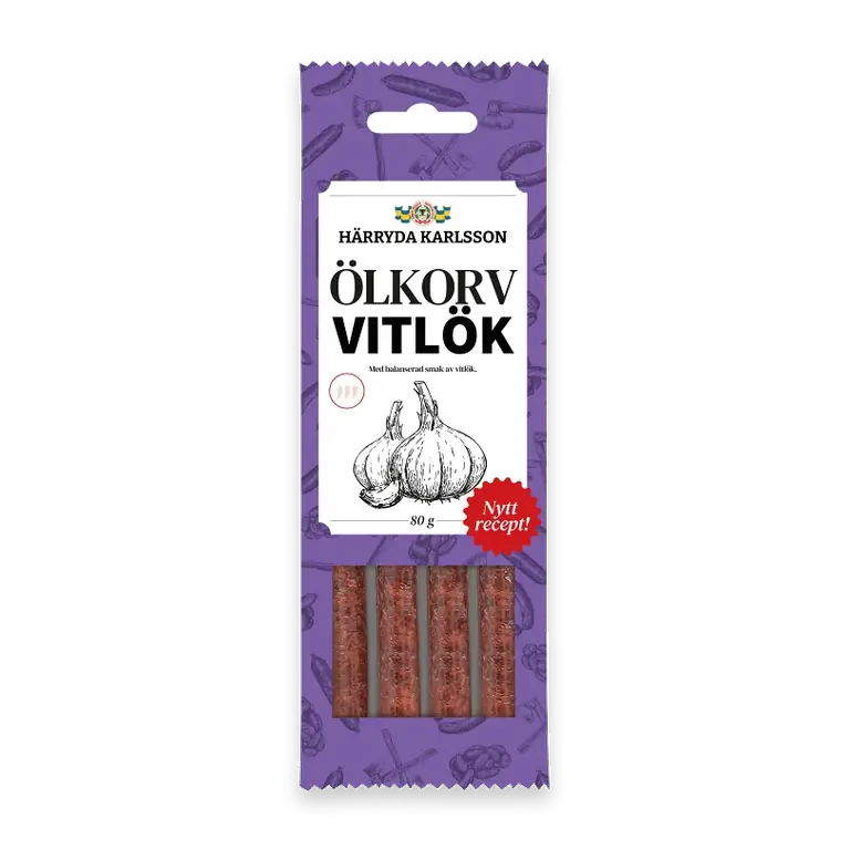 Ölkorv Vitlök 4-p 80g