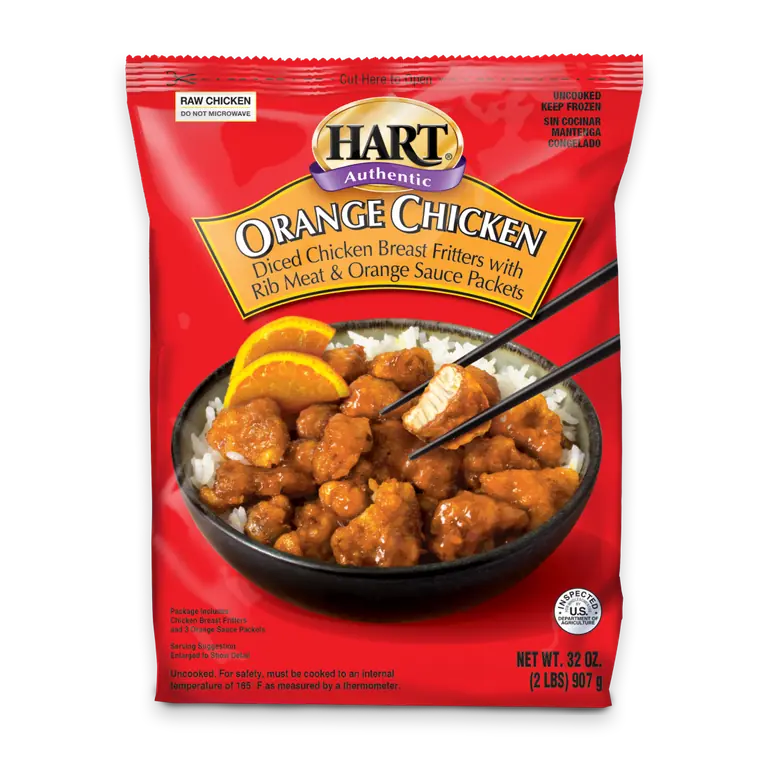 Frozen Raw Orange Chicken