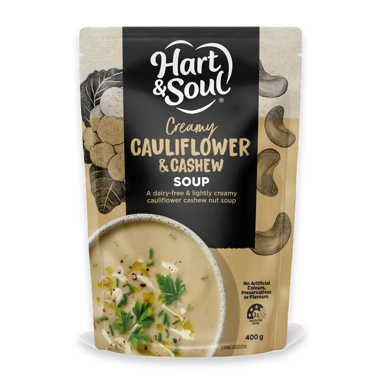 All Natural Cauliflower Cashew Soup