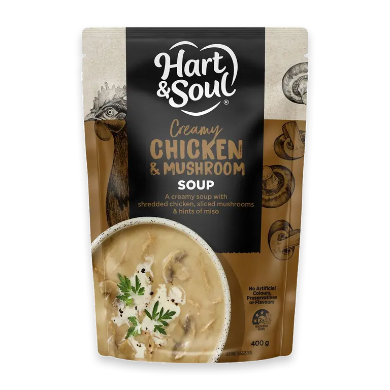 Creamy Chicken & Mushroom Soup