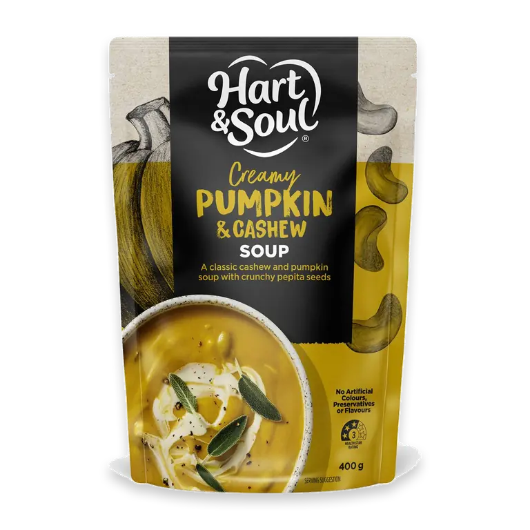 Creamy Pumkin & Cashew Soup
