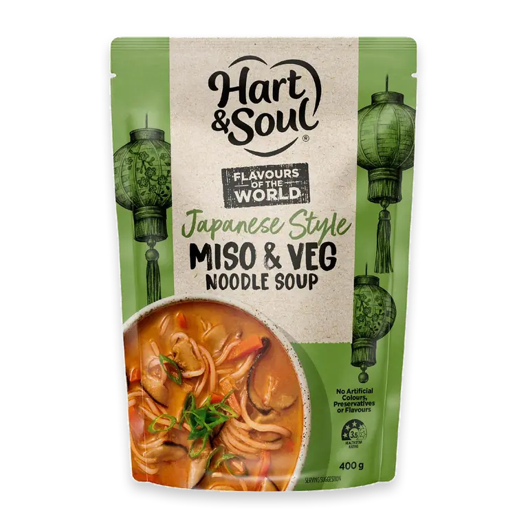 Japanese Style Miso & Veg Noodle Soup Pouch