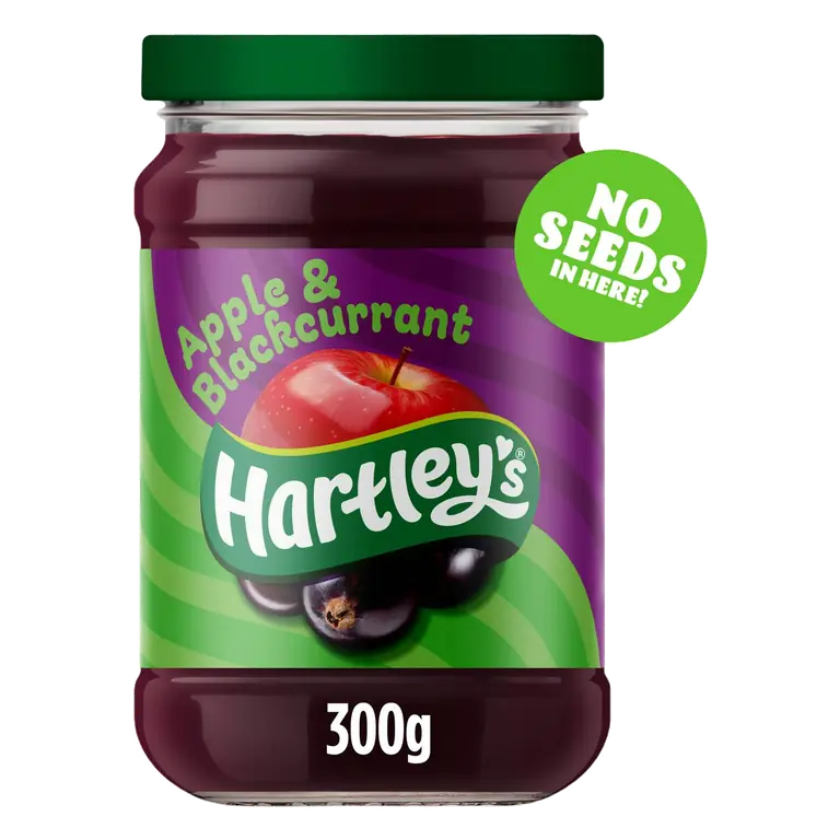 300g Seedless Apple & Blackcurrant Fruit Jam