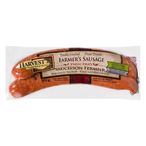 Double Smoked, Twin Stick Farmer Sausage 375 g