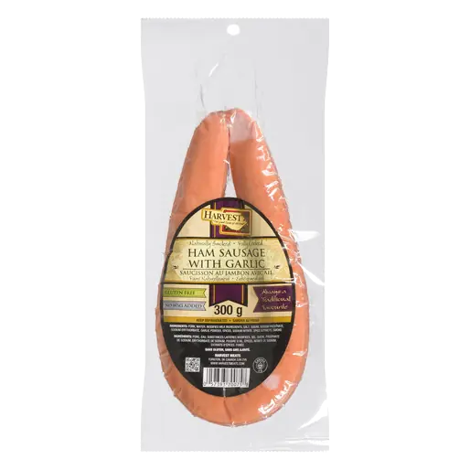 European Brand Ham Sausage With Garlic 300 g
