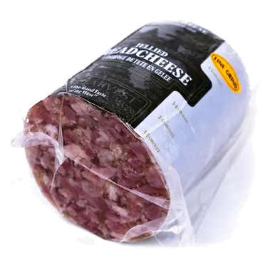 European Head Cheese Roll Fine Ground Cheese