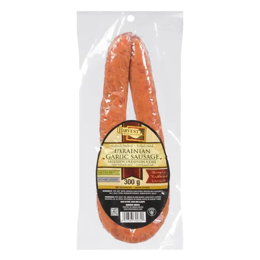Garlic Naturally Smoked Ukrainian Sausage 300 g