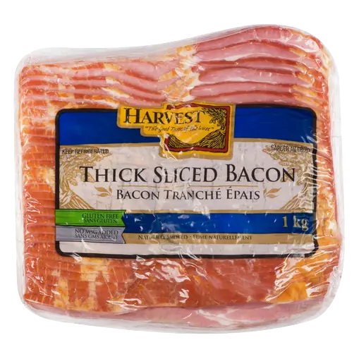 Naturally Smoked Bacon Thick Sliced 1 kg