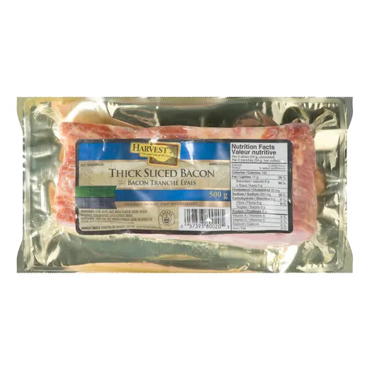 Sliced Thick Bacon 500 g