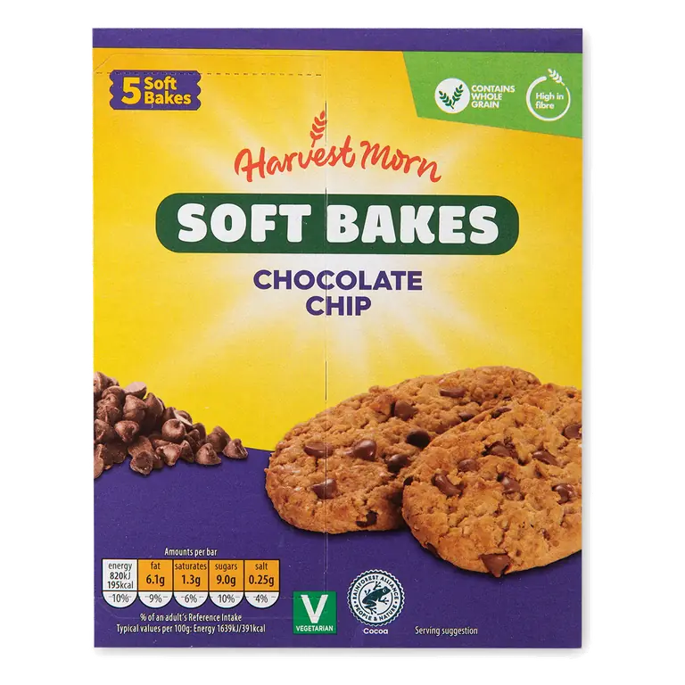 Chocolate Chip Soft Bakes 5 Pack