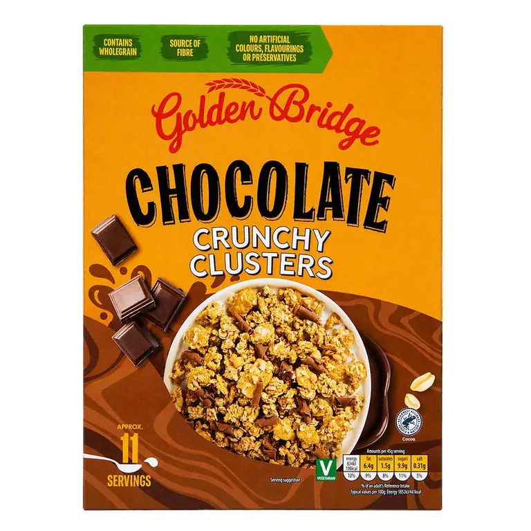 Chocolate Crunchy Clusters Cereal