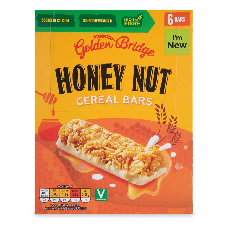 Honey Nut Cereal Bars 6 Pack