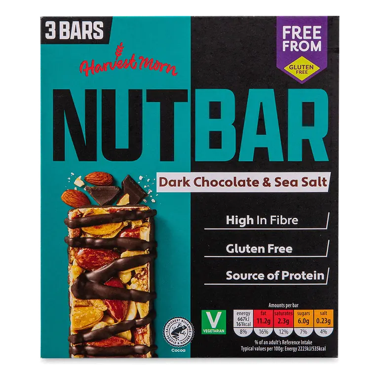 Salted Chocolate Nut Bars 3 Pack