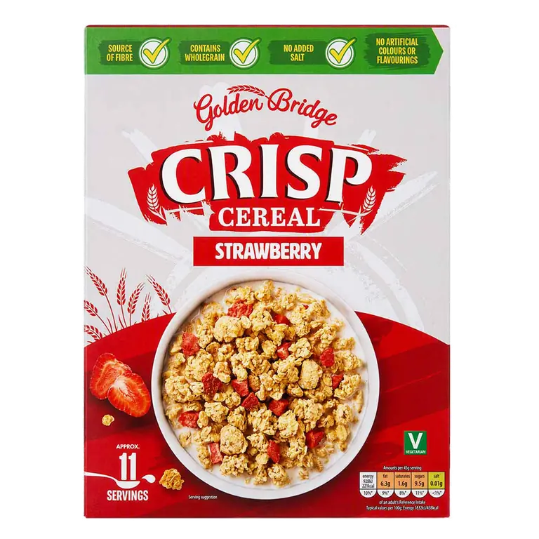 Strawberry Crisp Cereal