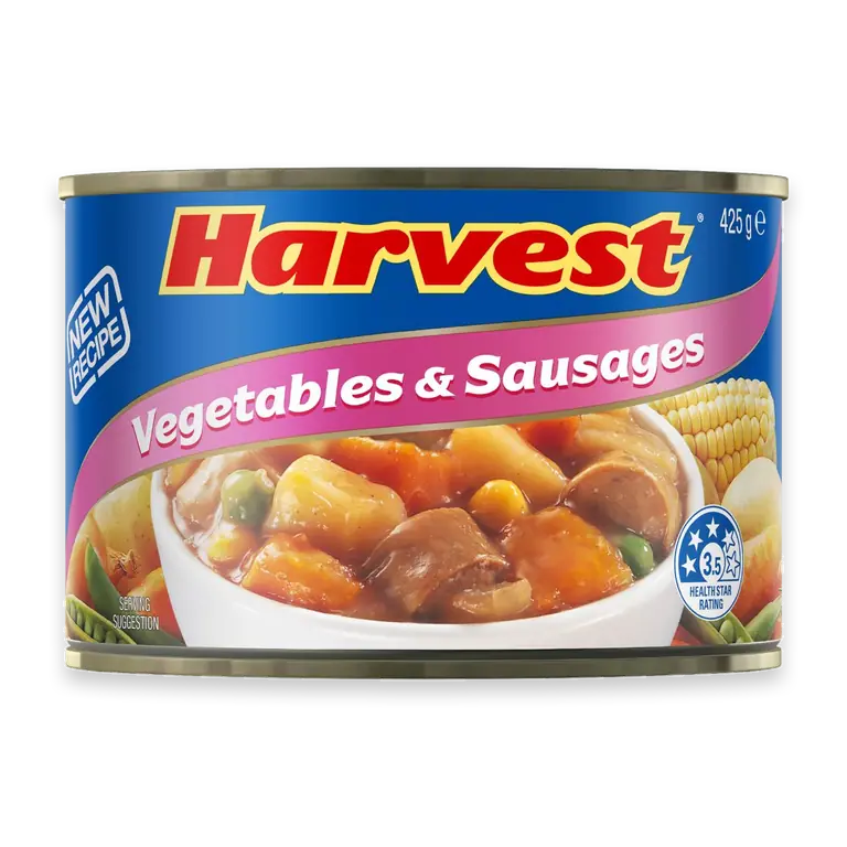 Sausages Vegetables