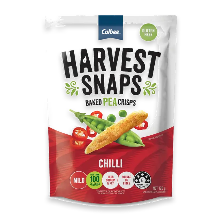 Baked Pea Crisps Chilli