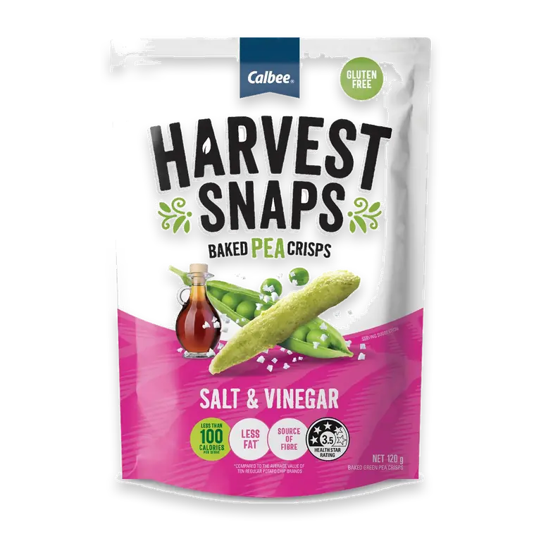 Baked Pea Crisps Salt & Vinegar