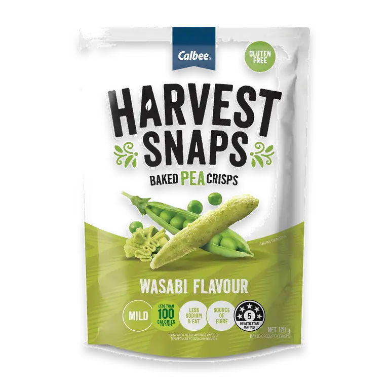 Baked Pea Crisps Wasabi