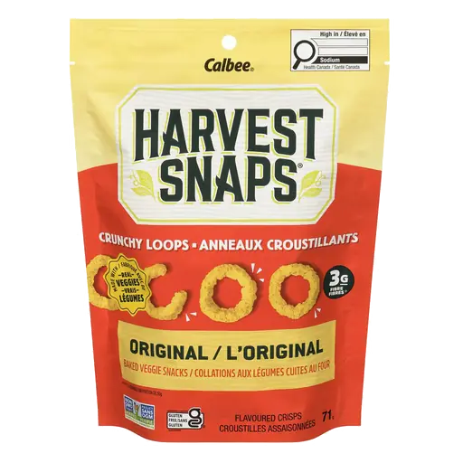 Baked Veggie Snack Crunchy Loops Original 71 g