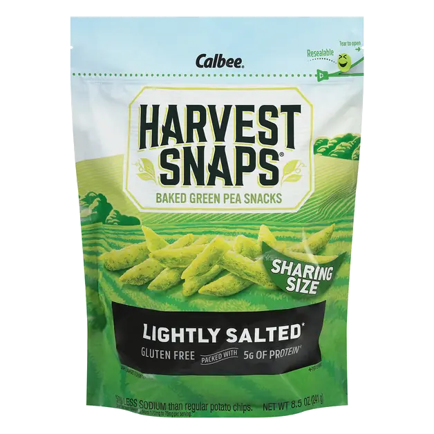 Gluten Free Lightly Salted Baked Green Pea Crisps