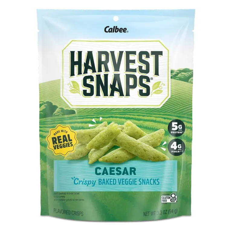 Harvest Snaps Green Pea Snack Crisps Caesar, 3.3oz: Gluten-Free