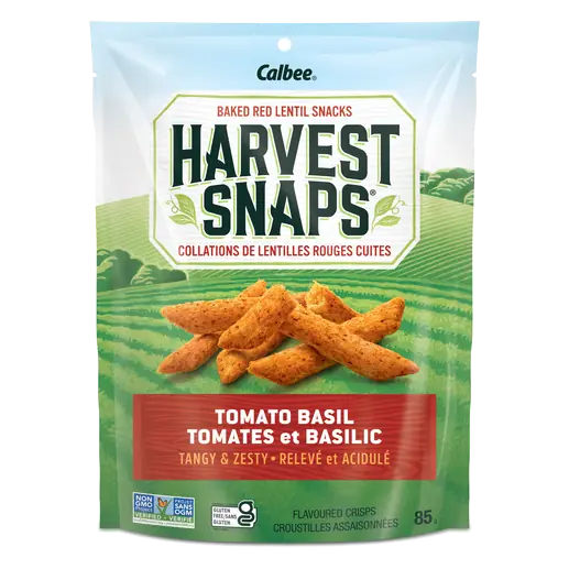 Snack Crisps Red Lentil Tomato Basil 85 g