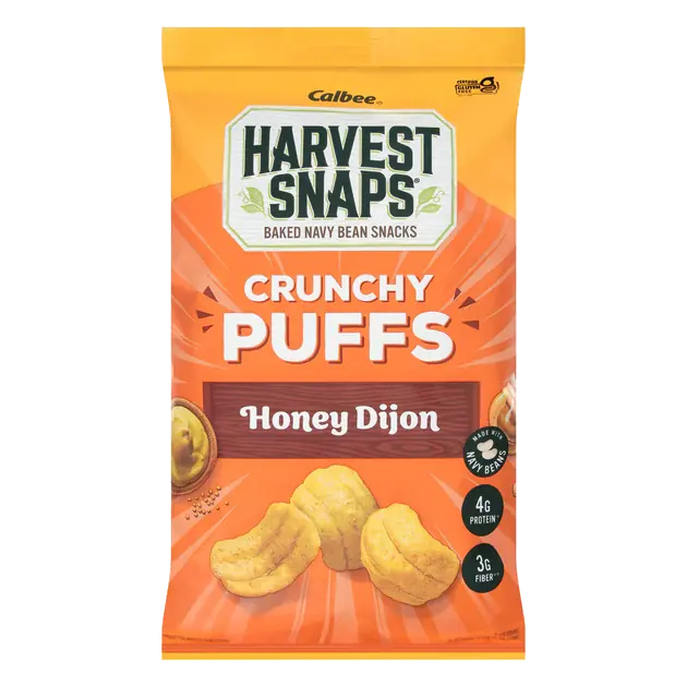 Honey Dijon Baked Navy Bean Snacks