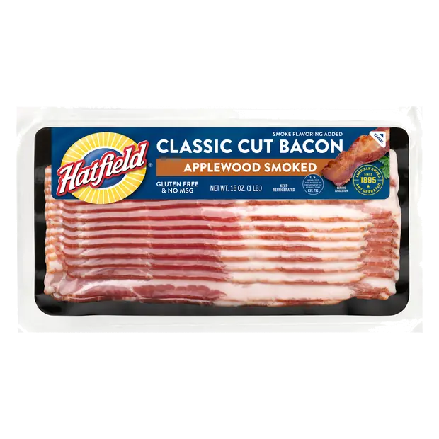 Applewood Smoked Classic Cut Bacon Sliced