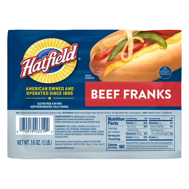 Beef Franks - 8 ct