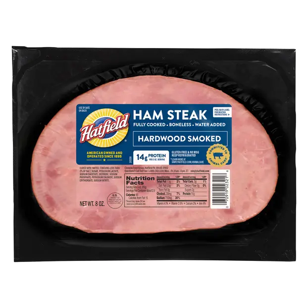 Fully Cooked Boneless Hardwood Smoked Ham Steak