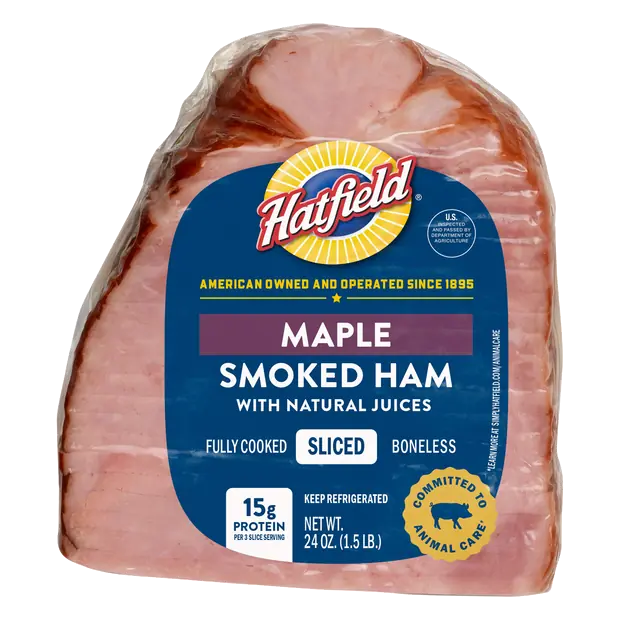 Fully Cooked Boneless Maple Smoked Ham Pre-Sliced