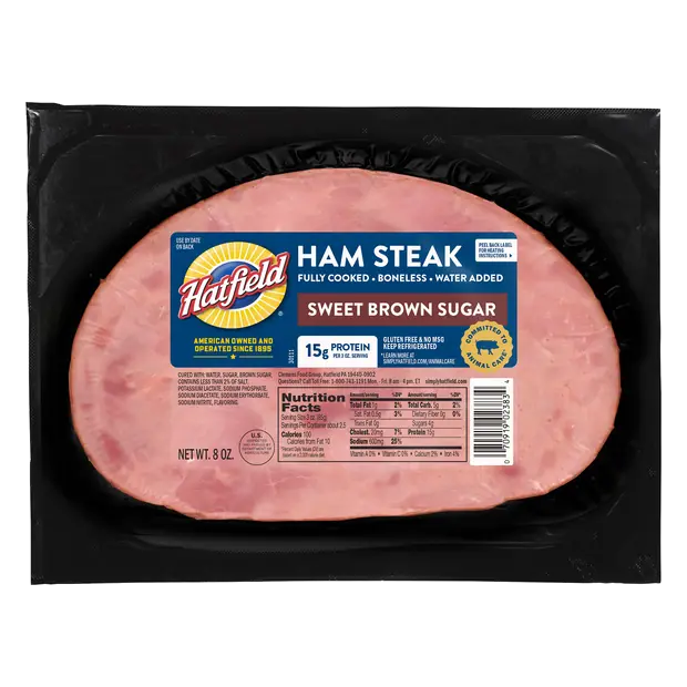 Fully Cooked Boneless Sweet Brown Sugar Ham Steak