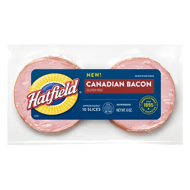 Gluten Free Canadian Bacon Sliced