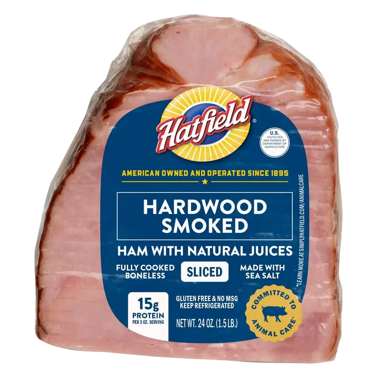 Pre-Sliced Hardwood Smoked with Natural Juices Ham