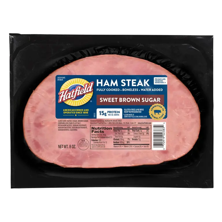 Sweet Brown Sugar Ham Steak